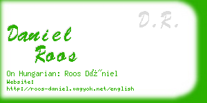 daniel roos business card